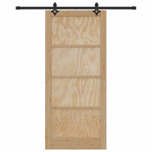 klizna vrata s setom hardvera 93x211 cm od masivnog bora Cijena