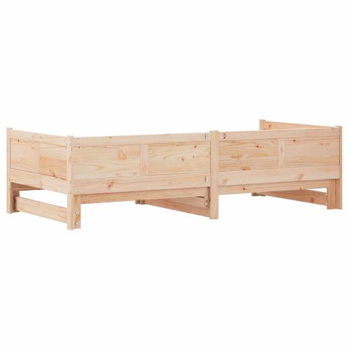 Krevet za dnevni boravak s izvlačenjem 90x200 cm od masivnog drva borovine Cijena