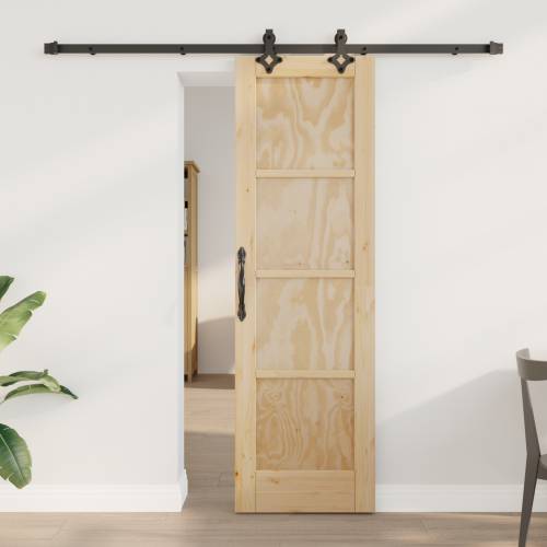 klizna vrata s hardverom set 61x198,5 cm masivna borovina Cijena