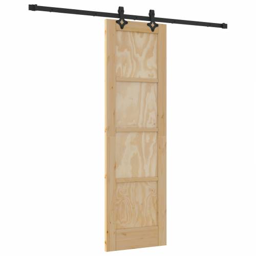 klizna vrata s hardverom set 61x198,5 cm masivna borovina Cijena
