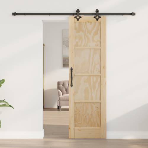 klizna vrata s hardverom set 61x198,5 cm masivna borovina Cijena