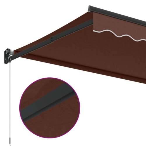 Tenda na ručno uvlačenje smeđa 450 x 300 cm - Smeđa 450 x 300 cm 1 Cijena