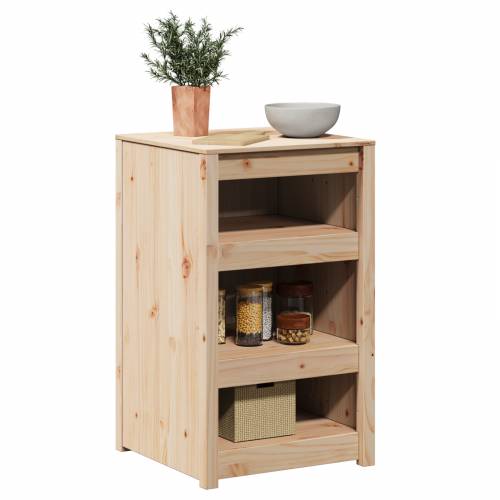 Vanjski kuhinjski ormar 55x55x92 cm Masivno borovo drvo Cijena