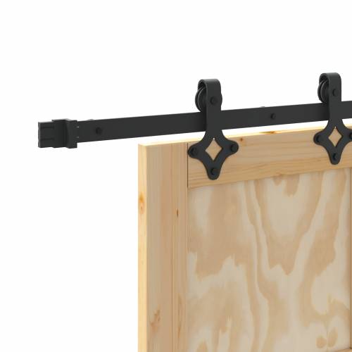 klizna vrata s opremom Set 73.5x198.5 cm Solid Wood Pine Cijena