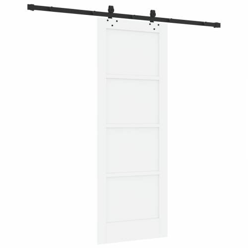 klizna vrata sa setom hardvera Bijela 73.5x198.5 cm Solid Pine Wood Cijena