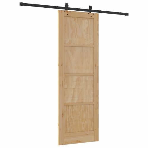 klizna vrata s hardverskim setom 73.5x211 cm čvrsto drvo bor Cijena