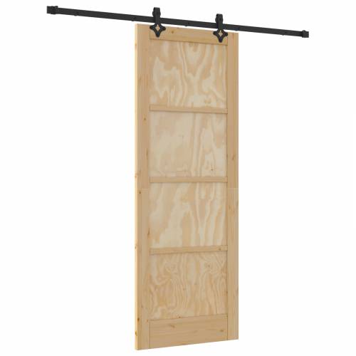 klizna vrata s hardver setom 78x211 cm čvrsta drvena bor Cijena