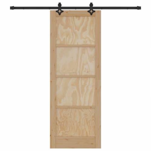 klizna vrata s hardver setom 78x211 cm čvrsta drvena bor Cijena