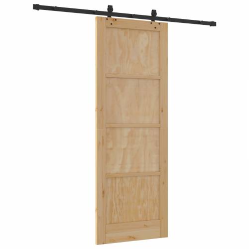 klizna vrata s hardver setom 78x211 cm čvrsta drvena bor Cijena