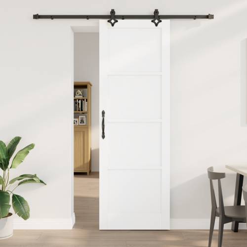klizna vrata set bijela 78x232 cm čvrst bor Cijena
