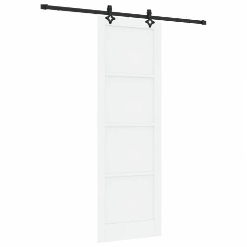 klizna vrata set bijela 78x232 cm čvrst bor Cijena