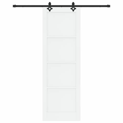 klizna vrata set bijela 78x232 cm čvrst bor Cijena