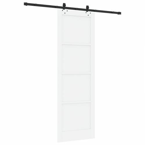klizna vrata set bijela 78x232 cm čvrst bor Cijena