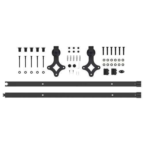 klizna vrata set bijela 78x232 cm čvrst bor Cijena