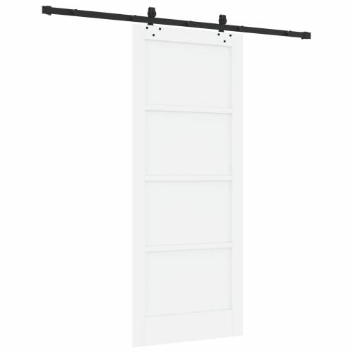 klizna vrata sa setom dijelova bijela 83x202 cm čvrsto drvo bor Cijena