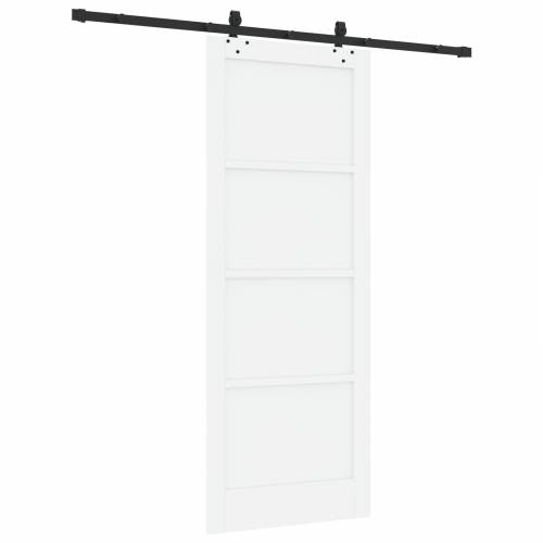 klizna vrata s okovima set bijela 83x211 cm čvrsto drvo bor Cijena