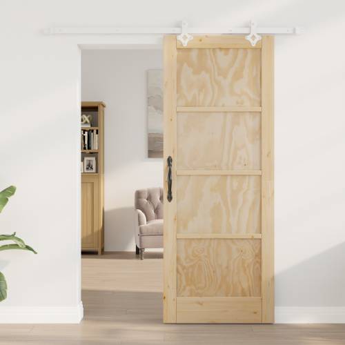 klizna vrata s hardverom set 78x202 cm masivna borovina Cijena