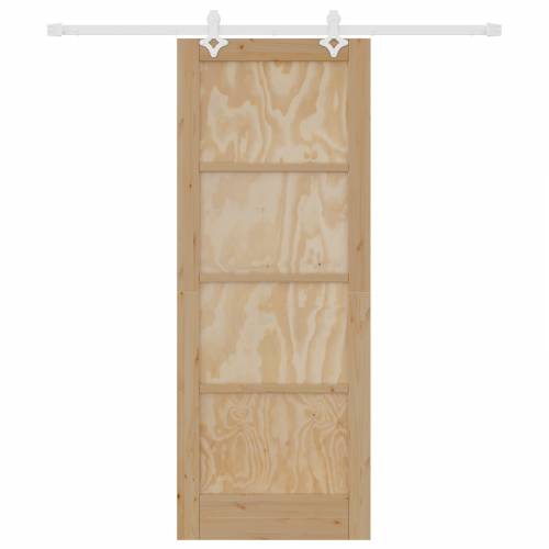 klizna vrata s hardverom set 78x202 cm masivna borovina Cijena