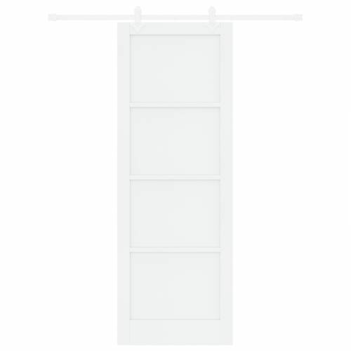 klizna vrata s priborom Set Bijela 83x232 cm Solidan bor Cijena