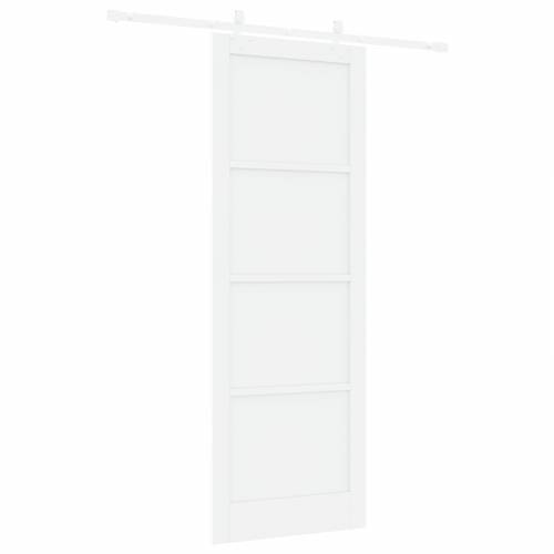 klizna vrata s priborom Set Bijela 83x232 cm Solidan bor Cijena