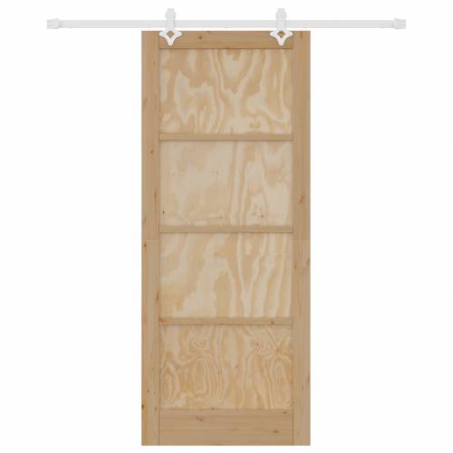 klizna vrata s dodatkom za opremu 86x211 cm Čvrsti bor Cijena