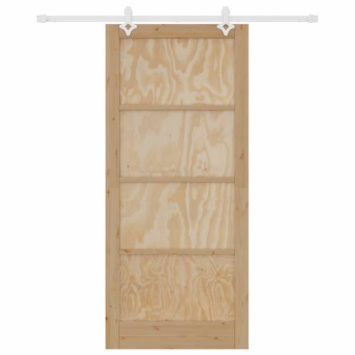klizna vrata s kompletnim setom 93x211 cm Masivna drva borovina Cijena