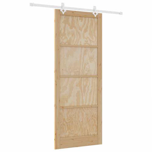 klizna vrata s hardverskim setom 93x232 cm od čvrstog bora Cijena