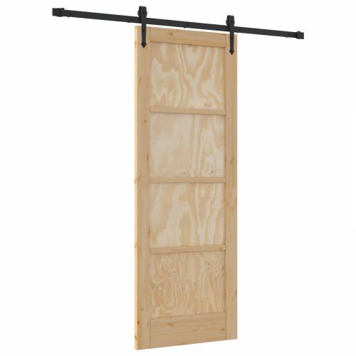 klizna vrata s kompletnom opremom 73.5x198.5 cm od čvrstog bora Cijena