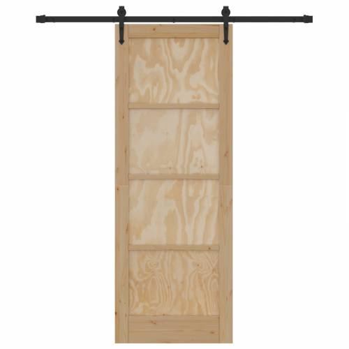 klizna vrata s hardverom set 78x211 cm od punog bora Cijena