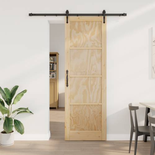 klizna vrata s hardver setom 78x232 cm puno drvo bor Cijena