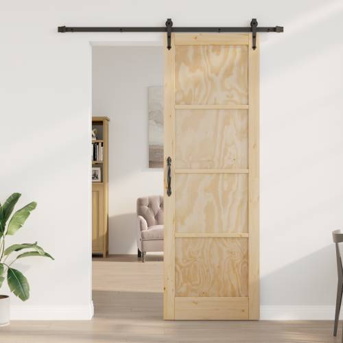 klizna vrata s hardver setom 78x232 cm puno drvo bor Cijena