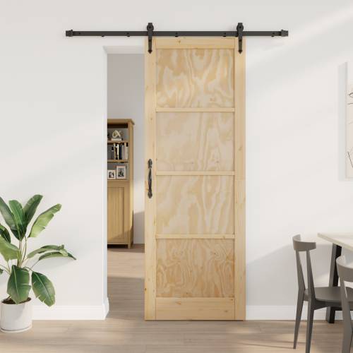 klizna vrata s setom dijelova 83x232 cm masivno drvo bor Cijena