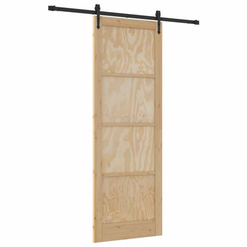 klizna vrata s setom dijelova 83x232 cm masivno drvo bor Cijena