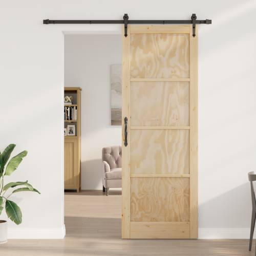 klizna vrata s setom dijelova 83x232 cm masivno drvo bor Cijena
