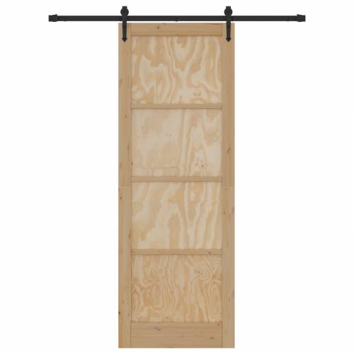 klizna vrata s setom dijelova 83x232 cm masivno drvo bor Cijena