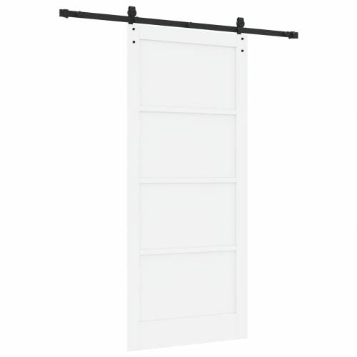 klizna vrata s opremom bijela 93x211 cm od punog bora Cijena