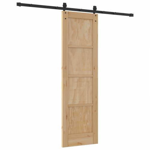 Klizna vrata s kompletnom opremom 61x198.5 cm Masivna borovina Cijena