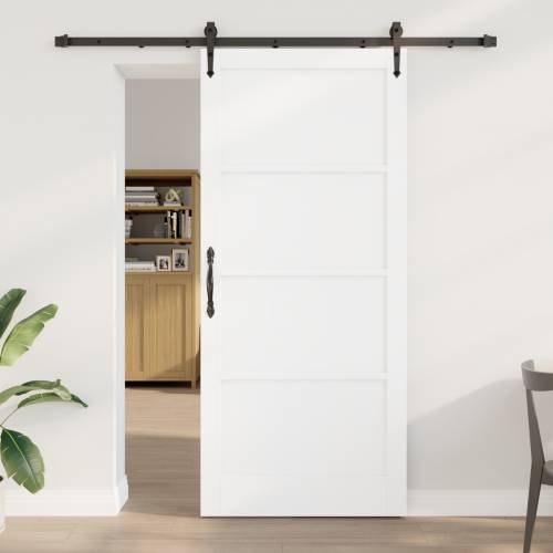 klizna vrata s kompletom za montažu bijela 93x211 cm čvrsto drvo bor Cijena