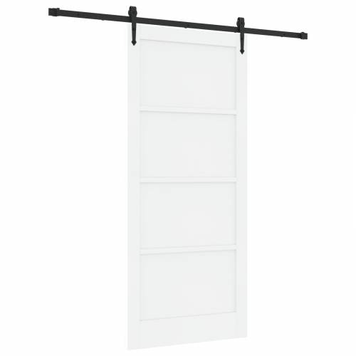 klizna vrata s kompletom za montažu bijela 93x211 cm čvrsto drvo bor Cijena