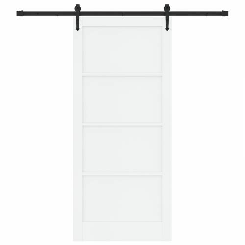 klizna vrata s kompletom za montažu bijela 93x211 cm čvrsto drvo bor Cijena
