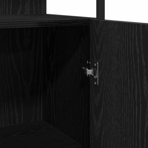 Ormarić za Lavabo - Umivaonik crni hrast 60x30x60 cm konstruirano drvo Cijena