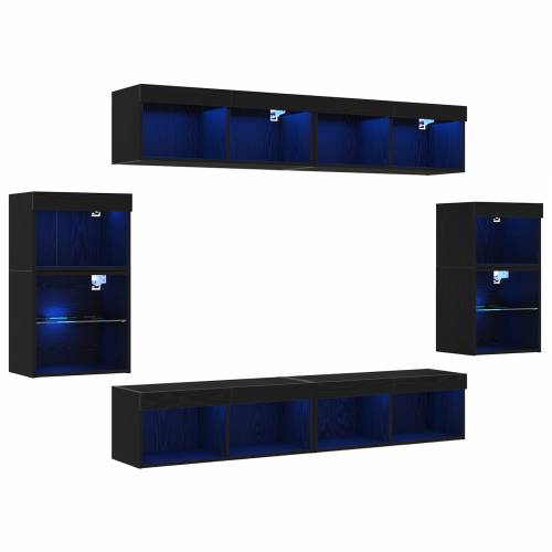 Plutajuća Polica 2 kom Crni hrast 40x28,5x40 cm Inženjersko drvo Cijena