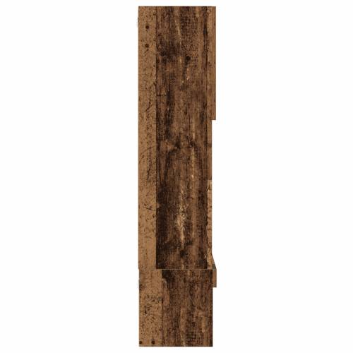 TV Kabinet s LED Svjetlima Staro Drvo 40.5x30x102 cm Cijena