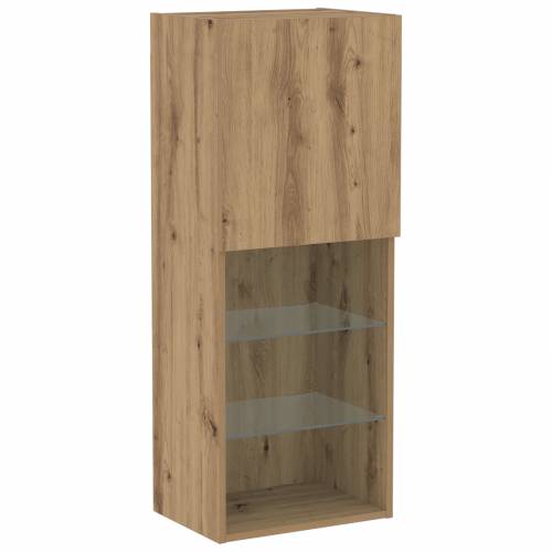 TV ormar s LED svjetlima umetnički hrast 40.5x30x102 cm Cijena