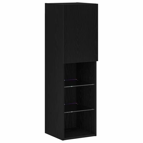 LED TV ormar crni hrast 30.5x30x102 cm tehnološko drvo Cijena