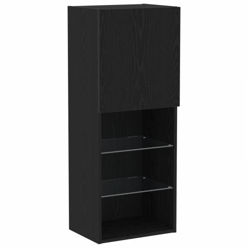 LED TV ormar crni hrast 30.5x30x102 cm tehnološko drvo Cijena