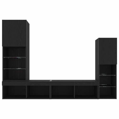 LED TV ormar crni hrast 30.5x30x102 cm tehnološko drvo Cijena