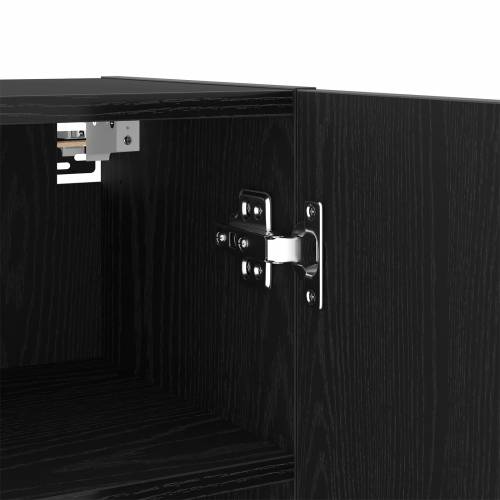 LED TV ormar crni hrast 30.5x30x102 cm tehnološko drvo Cijena
