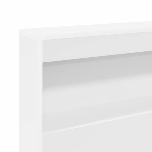 Krevet s policama bijeli 90x200 cm od inženjerskog drva Cijena