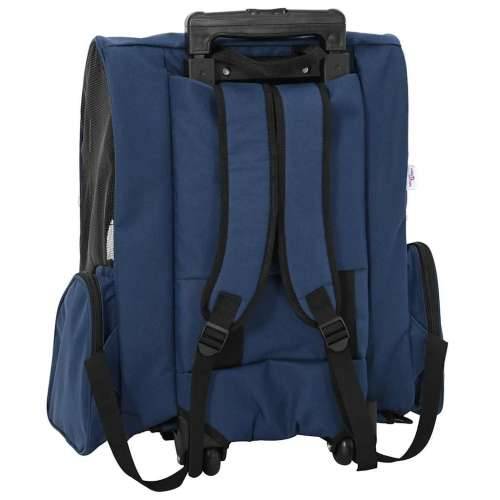 Kolica za kućne ljubimce 3-u-1 Dizajn Plava 48x32x57 cm Oxford tkanina - Plava 48 x 32 x 57 cm Cijena